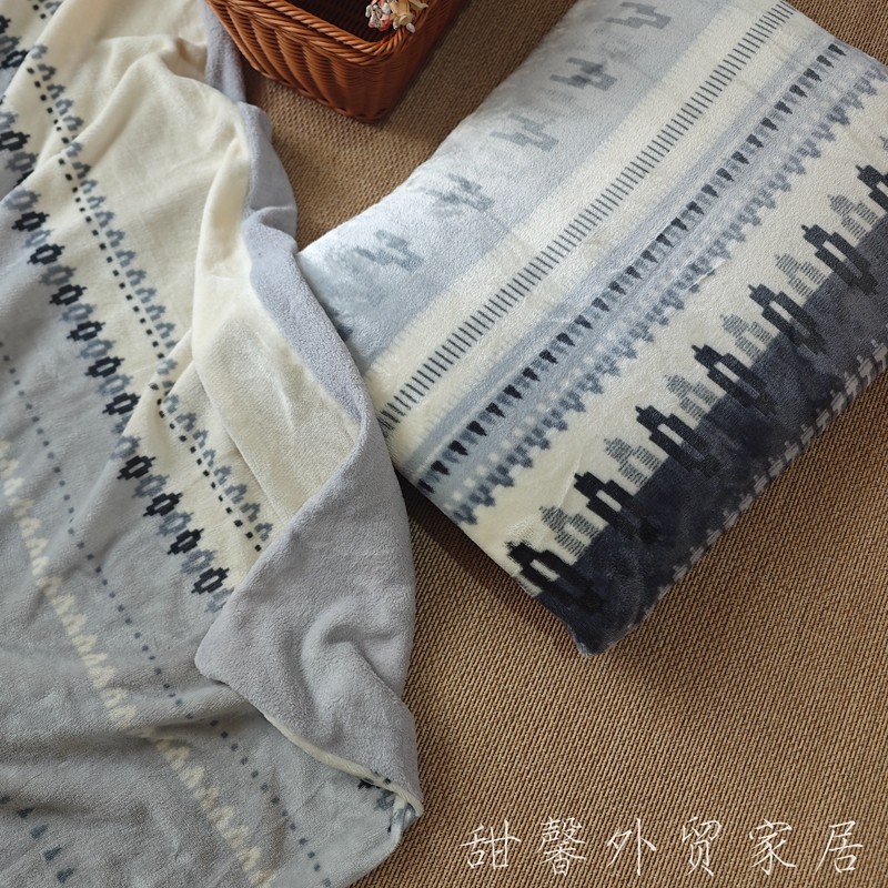 ~雪季保暖搭子~外贸蓄热毛绒被套 200x230双人小清新暖床秋冬大款