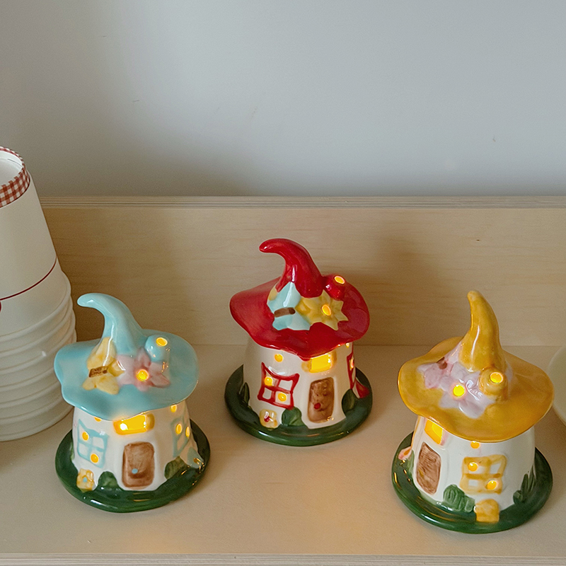 可爱圣诞小房子小夜灯氛围灯
