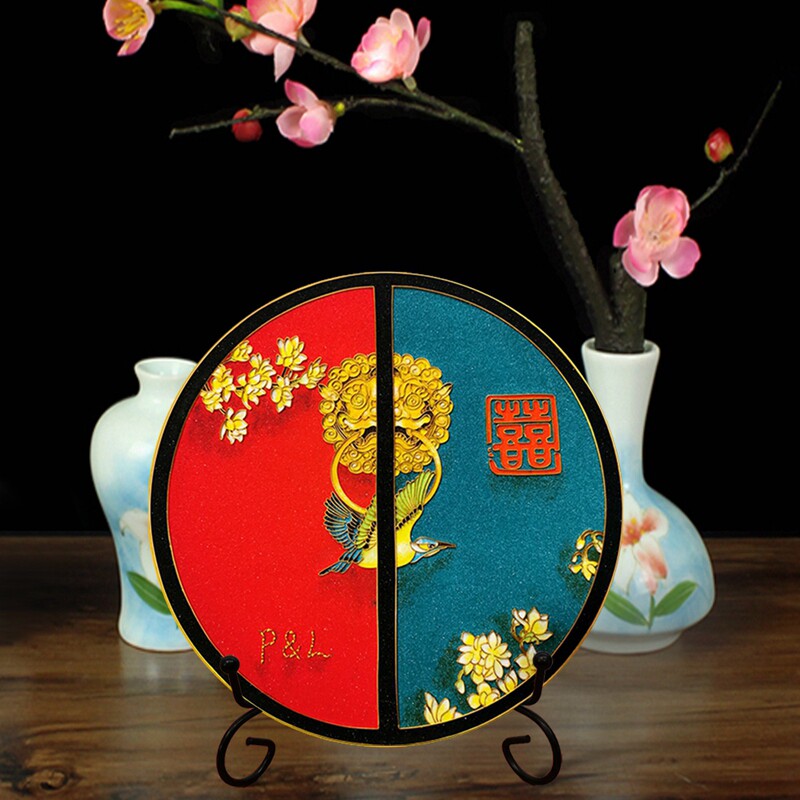 团建手工diy景泰蓝金丝珐琅材料