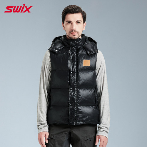 SWIX冬季羽绒马夹防风保暖青少年