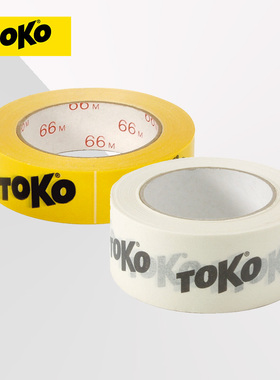 TOKO耐高温滑雪板打蜡修板胶带封口封箱胶布大卷透明易撕打包胶纸