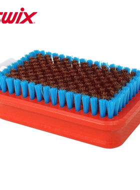 SWIX滑雪板打蜡工具铜刷 矩形除蜡刷尼龙刷 板底清洁抛光刷T0162B