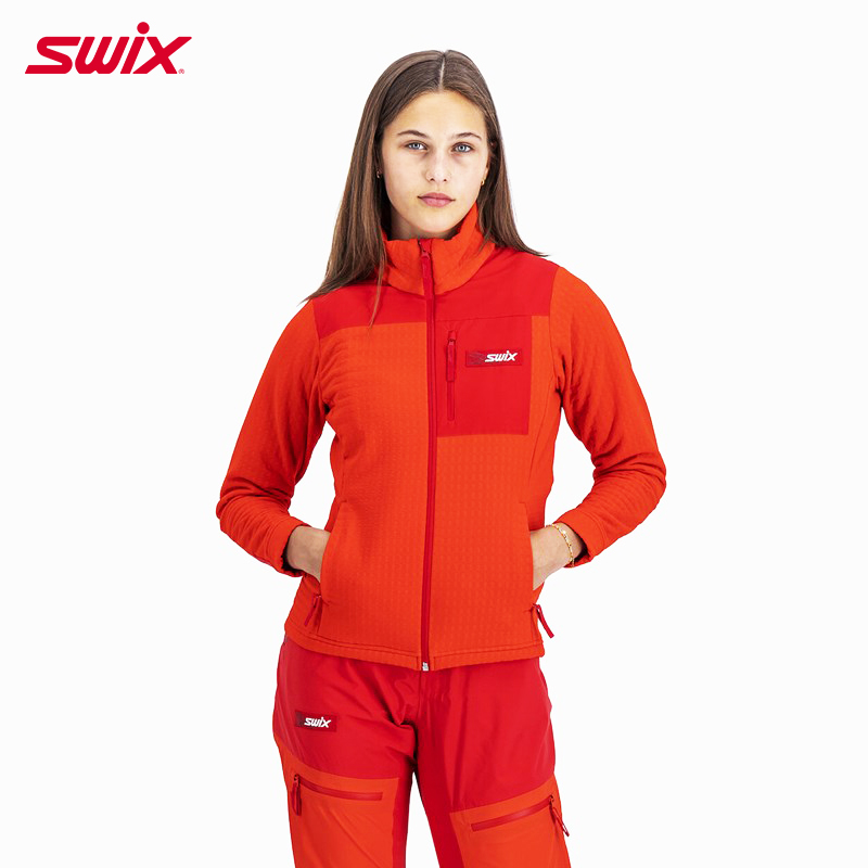 SWIX2023新款保暖防风拉绒外套男