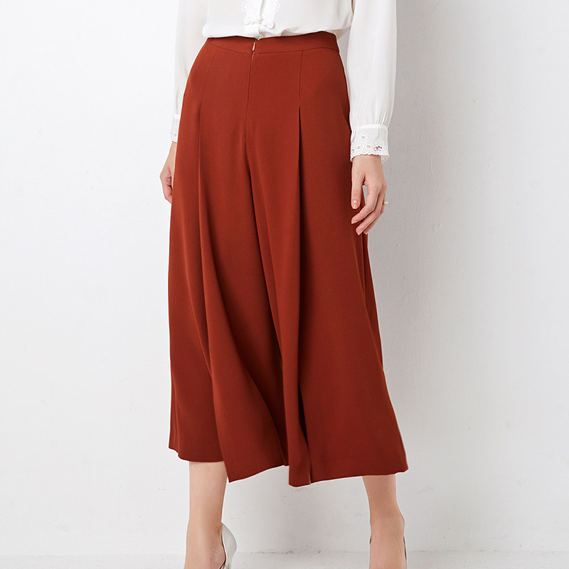 2020 Spring and summer women temperament fashion By age Show thin goddess Easy Drape Nine points Wide leg pantsin the Women's clothing/Boutique , Pants , Casual pants  category - from Buy2taobao.com to provide professional Taobao agent buy service
