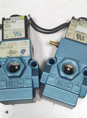 MAC原装拆机电磁阀55B-12-PI-PE-501BA PED-501BAAA 56C-36-121BA