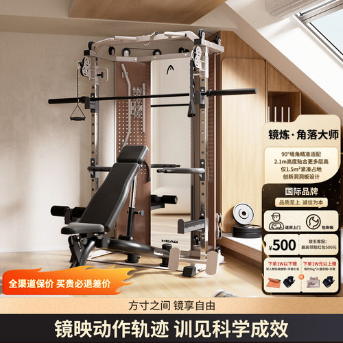 HEAD海德小飞鸟卧推龙门架健身