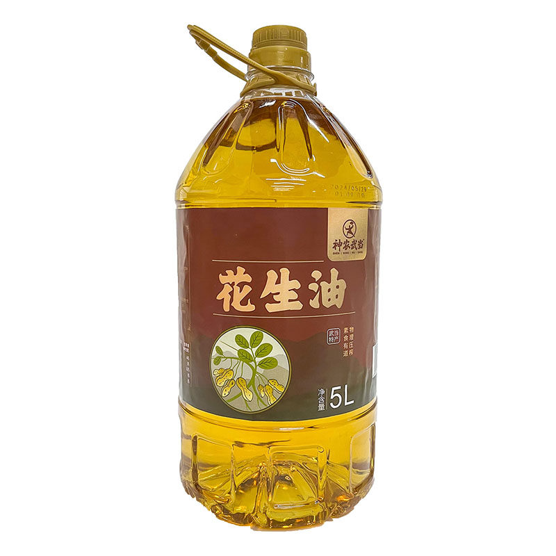 神农武当花生油5L物理压榨花生油湖北特产食用油植物油,粮油调味/速食/干货/烘焙,花生油,淘宝优惠券,粉丝福利购,淘宝优惠卷