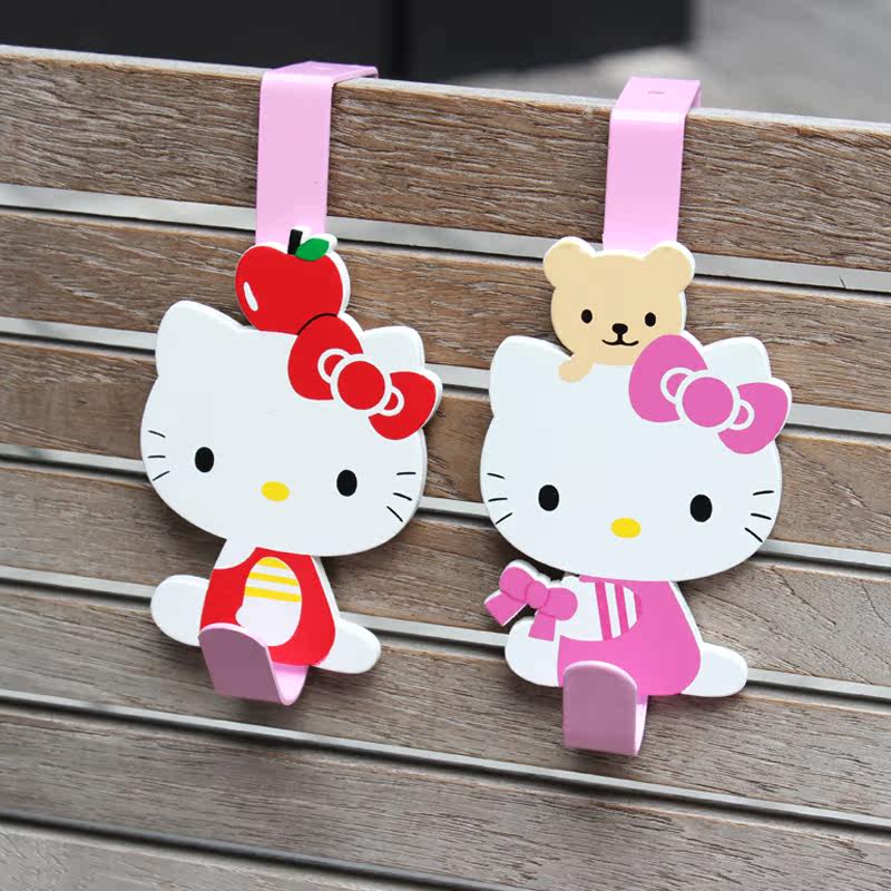 lovely hello kitty Iron Hooks Home Furnishing kitchen Metal Hooks Hook After the door Clothes hookin the Storage consolidation , Family finishing equipment , Hook/Sticky hooks  category - from Buy2taobao.com to provide professional Taobao agent buy service