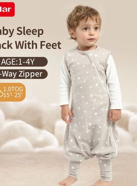 Baby Soft Sleep Sack With Feet Infant Sleeveless Sleeping Ba