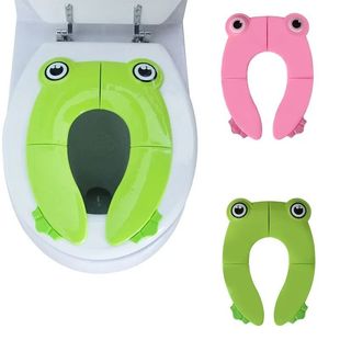 Portable Kids Travel Potty Seat Pad Baby Folding Toilet Trai
