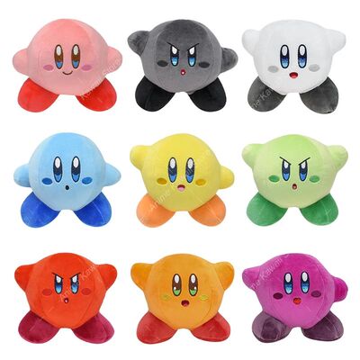 Cute Multicolor Kirby Plush Toy Kawaii Anime Star Kirby Swor