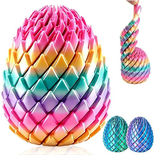 Twisty Fidget Egg 3D Printed Toys Sensory Desk Toys Stress R