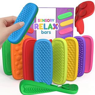 Silicone Sensory Strip Fidget Toys Kids Autism Decompression