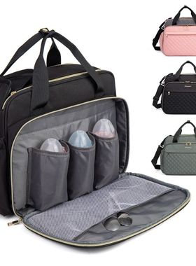 LEQUEEN Baby Diaper Bag Large Capacity Bag for Moms Baby Str