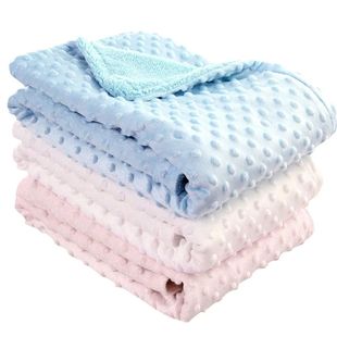 Autumn Winter Fleece Blankets for Babies Newbown Baby Swaddl