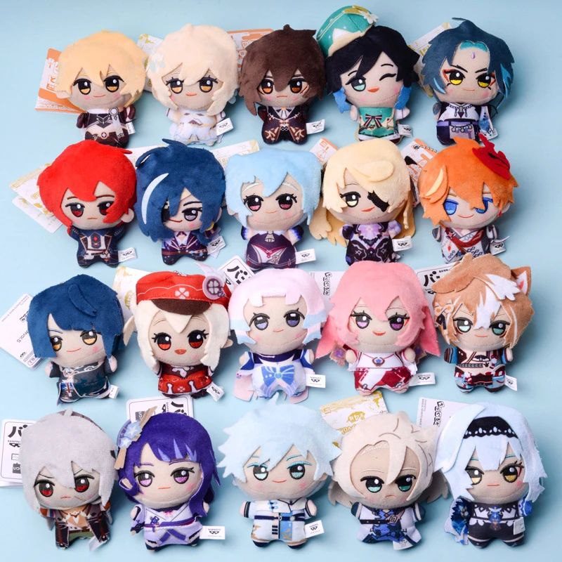 10CM Impact Tartaglia Kaeya Diluc Venti Xiao Klee Plush Pend