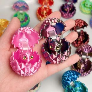 3D Printed Dragon Egg Figures Animal Toys MIni Dragon Fidget