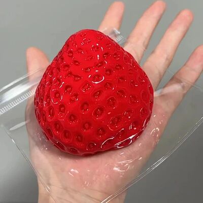 Strawberry Taba Squishy Fidget Toy - Slow Rebound Sss Relief