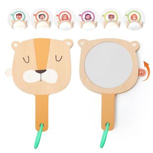 Emotional Baby Cognition Cartoon Facia Montessori Mirror Toy