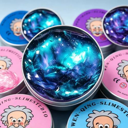 Stress Relief Squeeze Blind Box Old Man Liquid Squishy Trans