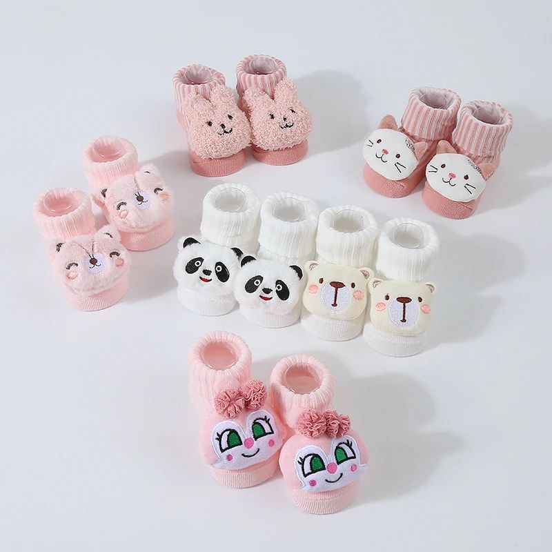 born Baby Girls Boys Socks Cute Cartoon Animal Cotton Socks