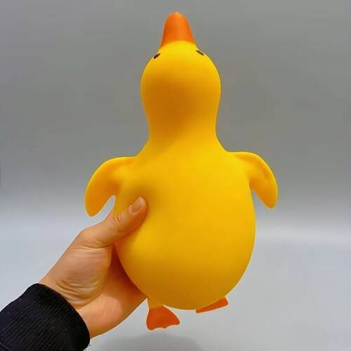 Jumbo Squishy Yellow Duck Fidgets Toys Cute Goose Squeezes A