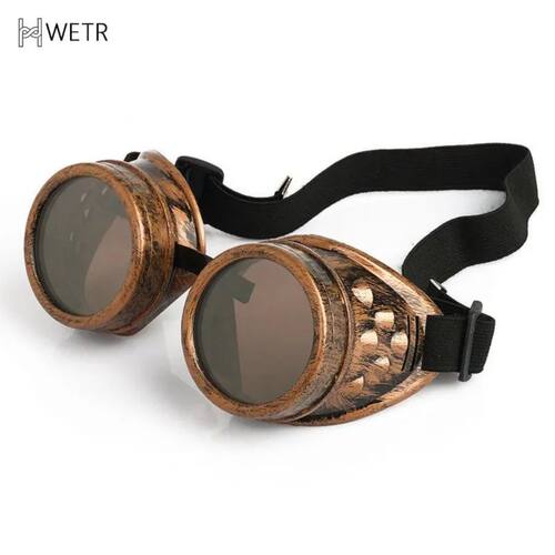 Cyber Goggles Steampunk Glasses Vintage Retro Welding Punk G