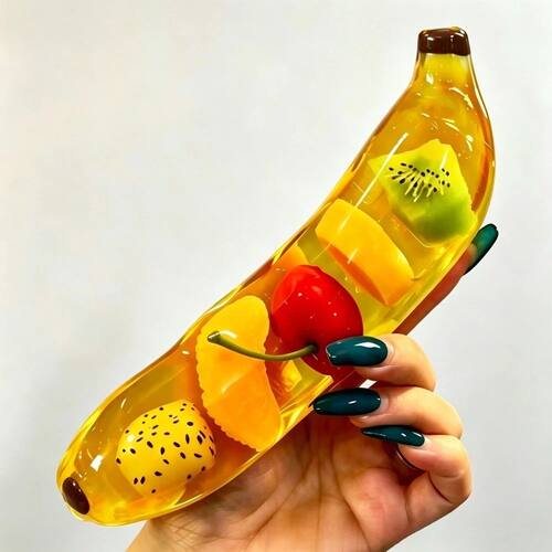 Banana Creative Synthetic Fruit with Maltose Slow Rising Str