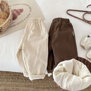 Fleece Padded Warm Winter Kids Baby Boys and Girls Pants Tod