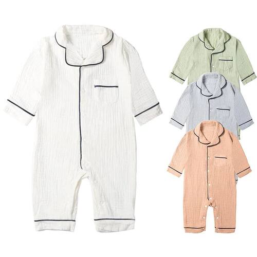 Autumn Baby Sleepwear Organic Cotton Clothes for Boy Girl bo