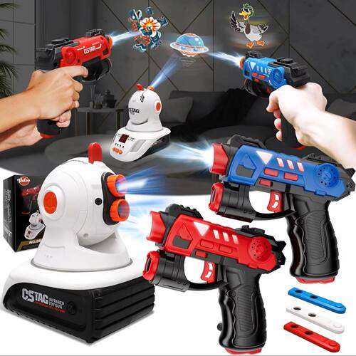Infrared Laser Tag Projector Shooting Game 2 Players Mini La
