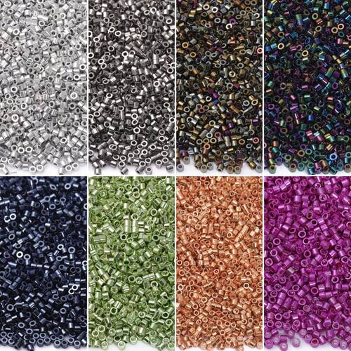 50g/Bag 1.6mm Top Generic Metallic Color Glass Beads 11/0 Wa