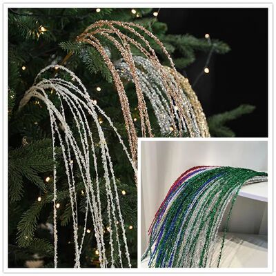 2026 Shining Christmas Party Branch Sticks Decoration White