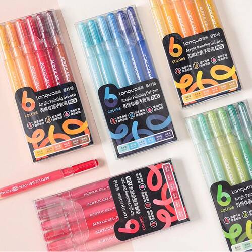 Acrylic Painting Gel Pen Large Capacity 90 Colors 1mm Tip Dr