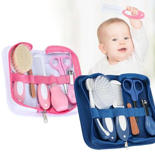 6pcs/set Baby Nails/Hair/Nose Care Set Comb Brush Set for Ba