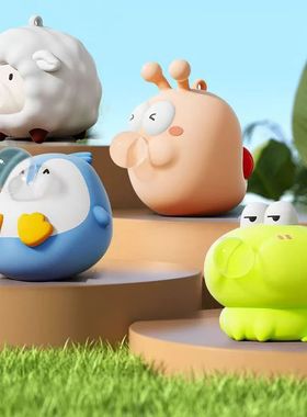 Cute Little Animal Squeezing Toys Creative Funny Frog Blowin