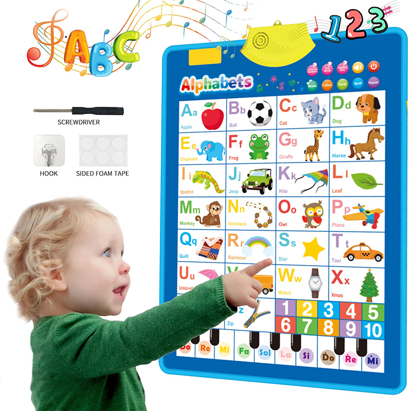 Electronic English Alphabet Wall Chart Talking ABC Letters