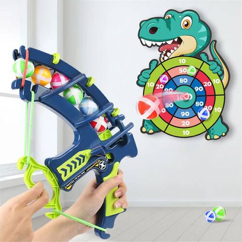 Montessori Throw Sport Slingshot Target Sticky Ball Dartboar