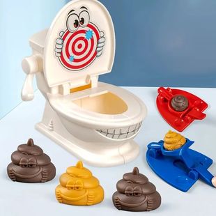 Catapult Board Game Mini Battle Toilet Interactive Gam Funny