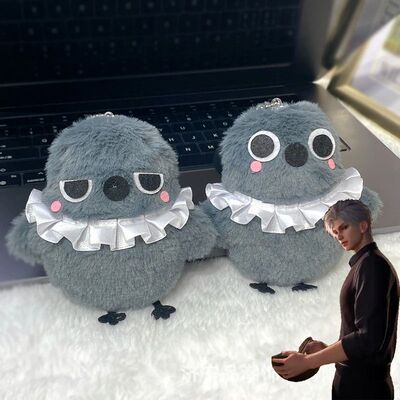 Game Love And Deepspace Sylus Crow Cosplay Keychain Kawaii P