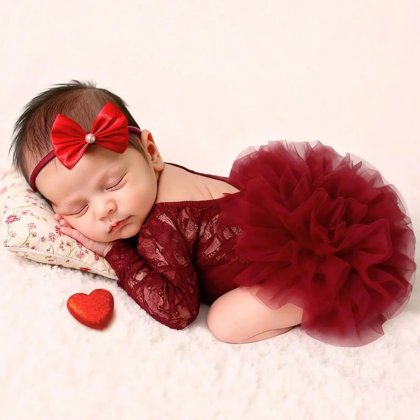 Ylsteed Baby Tutu Dress born Photography Outfit Adorable Lac图片