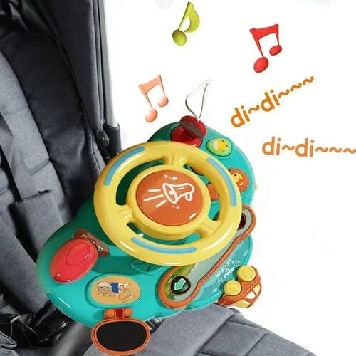 Baby Toy Electric Simulate Driving Car Copilot Steering Whee