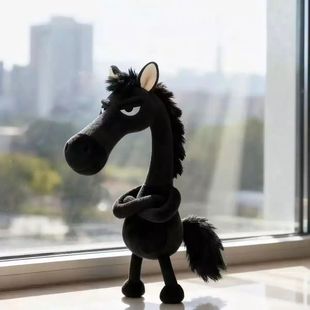 Pendant Mascot 14CM Keychain Plush Horse the Year 2026
