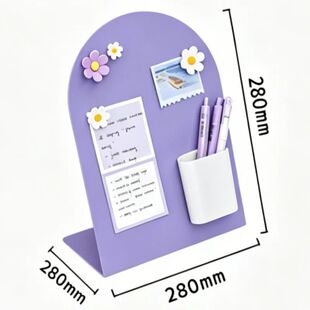 High Grade Metal Standing Magnetic Board, Desktop Daily Remi