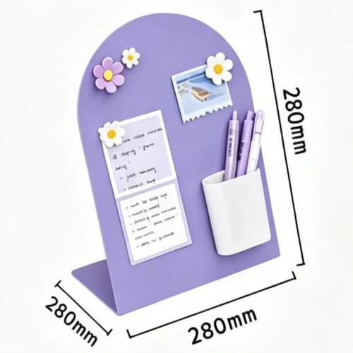 High Grade Metal Standing Magnetic Board, Desktop Daily Remi