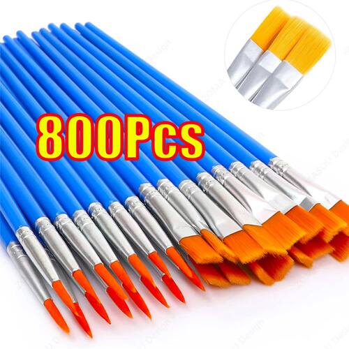 800-1pcs Paint Brushes Acrylic Set for Kid Artists Handcraft