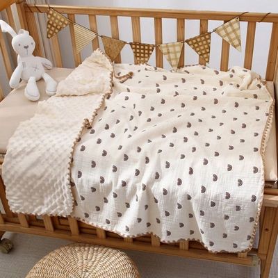 Infants Baby Bean Bean Blanket Cotton Comforting Blanket bor