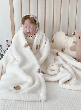 Fleece Baby Blanket Newborn Autumn Winter Swaddling Blankets