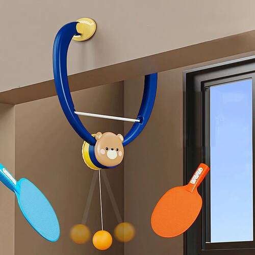 Hanging Table Tennis Trainer Sports Toy With Racket Mini Bad