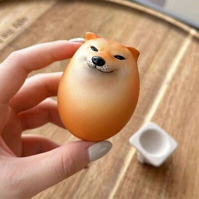 1pc Shibako Dog & Egg Union Creative Shiba Inu Realistic Egg